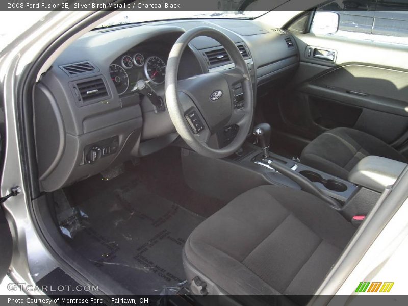 Silver Birch Metallic / Charcoal Black 2008 Ford Fusion SE