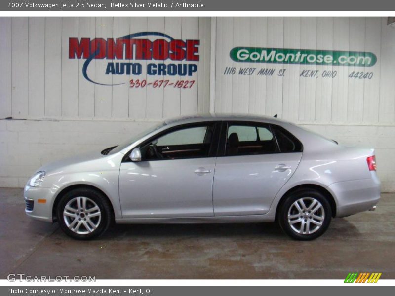 Reflex Silver Metallic / Anthracite 2007 Volkswagen Jetta 2.5 Sedan