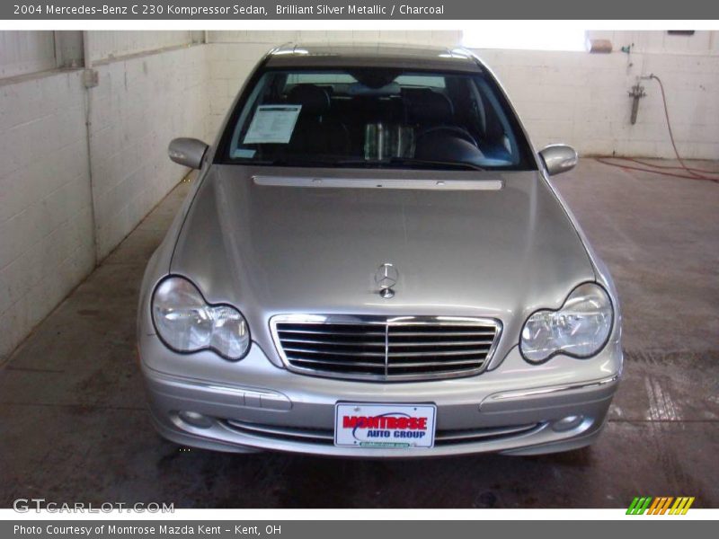 Brilliant Silver Metallic / Charcoal 2004 Mercedes-Benz C 230 Kompressor Sedan