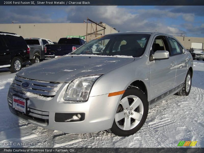 Silver Frost Metallic / Charcoal Black 2006 Ford Fusion SE