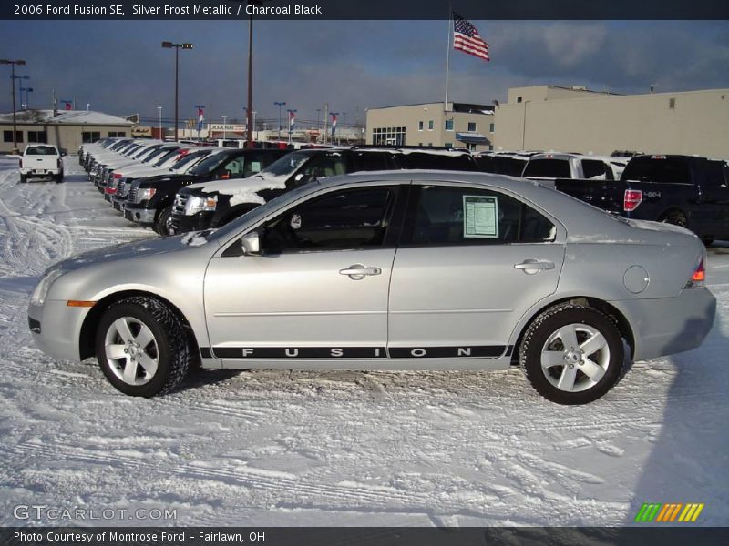 Silver Frost Metallic / Charcoal Black 2006 Ford Fusion SE