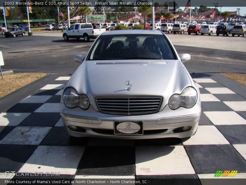 Brilliant Silver Metallic / Charcoal 2003 Mercedes-Benz C 320 4Matic Sport Sedan