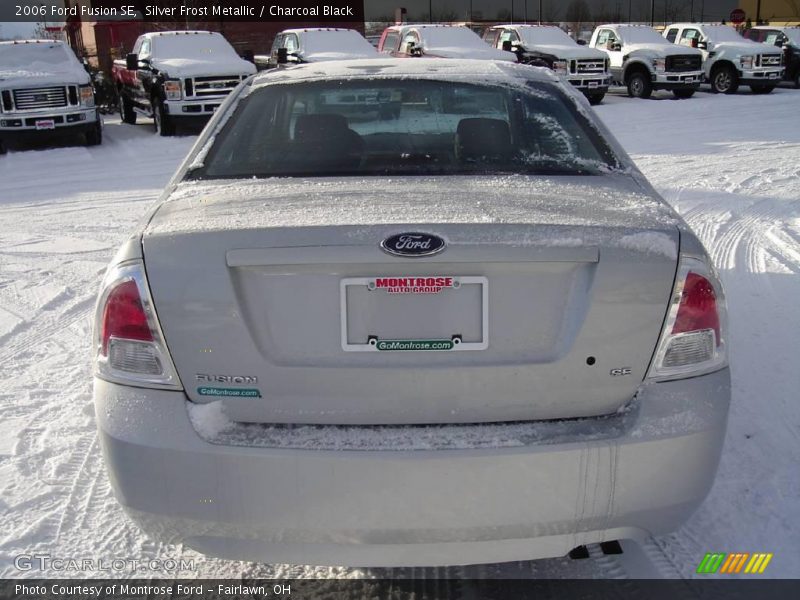 Silver Frost Metallic / Charcoal Black 2006 Ford Fusion SE