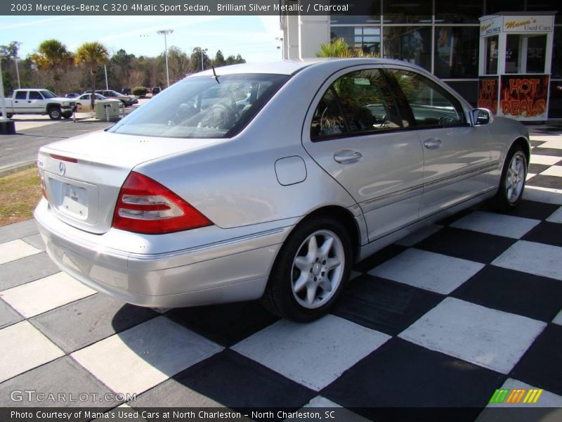 Brilliant Silver Metallic / Charcoal 2003 Mercedes-Benz C 320 4Matic Sport Sedan