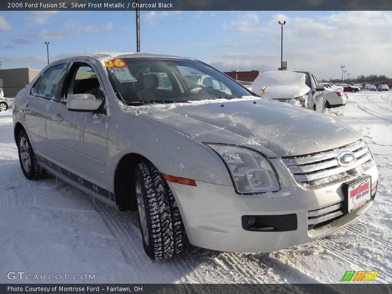 Silver Frost Metallic / Charcoal Black 2006 Ford Fusion SE