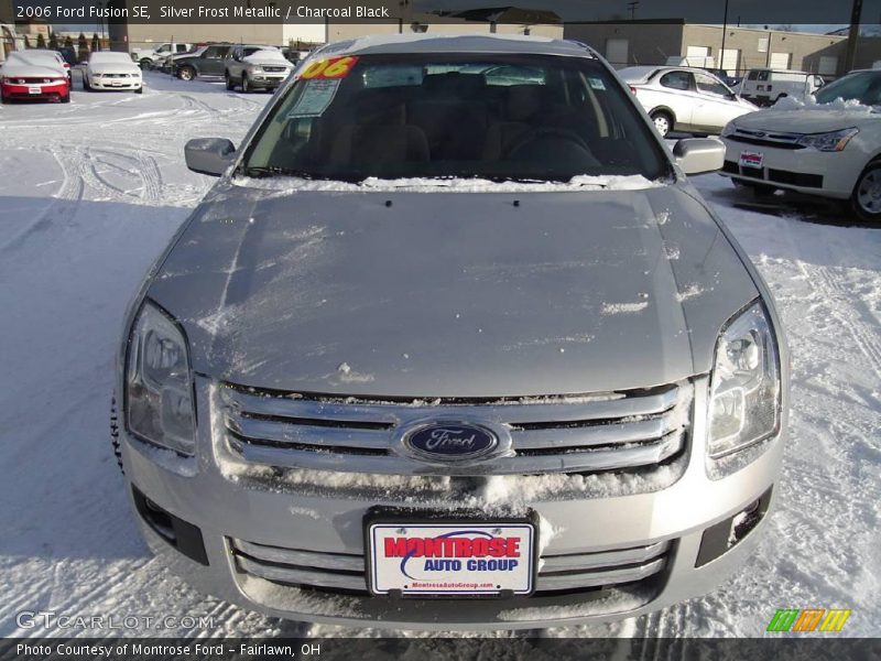 Silver Frost Metallic / Charcoal Black 2006 Ford Fusion SE