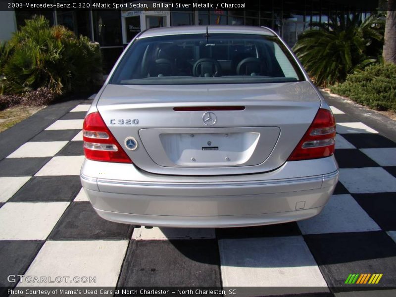 Brilliant Silver Metallic / Charcoal 2003 Mercedes-Benz C 320 4Matic Sport Sedan
