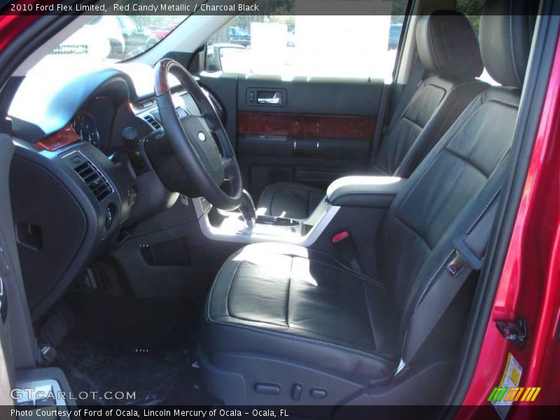 Red Candy Metallic / Charcoal Black 2010 Ford Flex Limited
