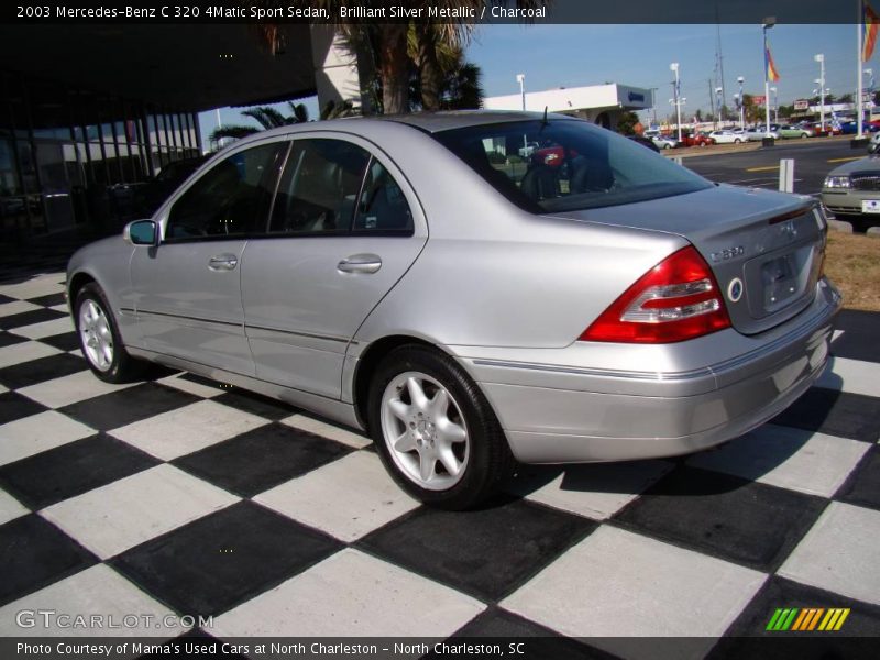 Brilliant Silver Metallic / Charcoal 2003 Mercedes-Benz C 320 4Matic Sport Sedan