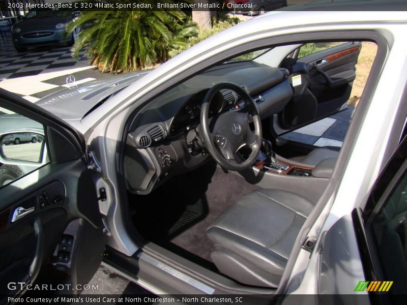 Brilliant Silver Metallic / Charcoal 2003 Mercedes-Benz C 320 4Matic Sport Sedan
