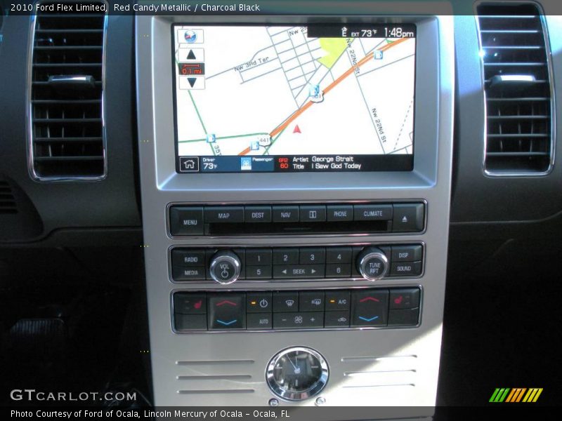 Red Candy Metallic / Charcoal Black 2010 Ford Flex Limited
