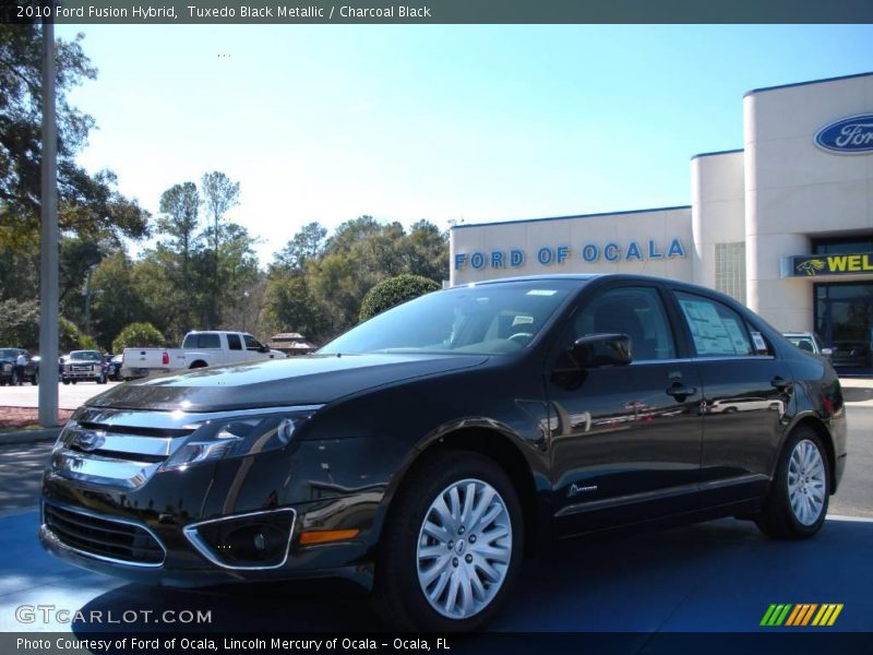 Tuxedo Black Metallic / Charcoal Black 2010 Ford Fusion Hybrid