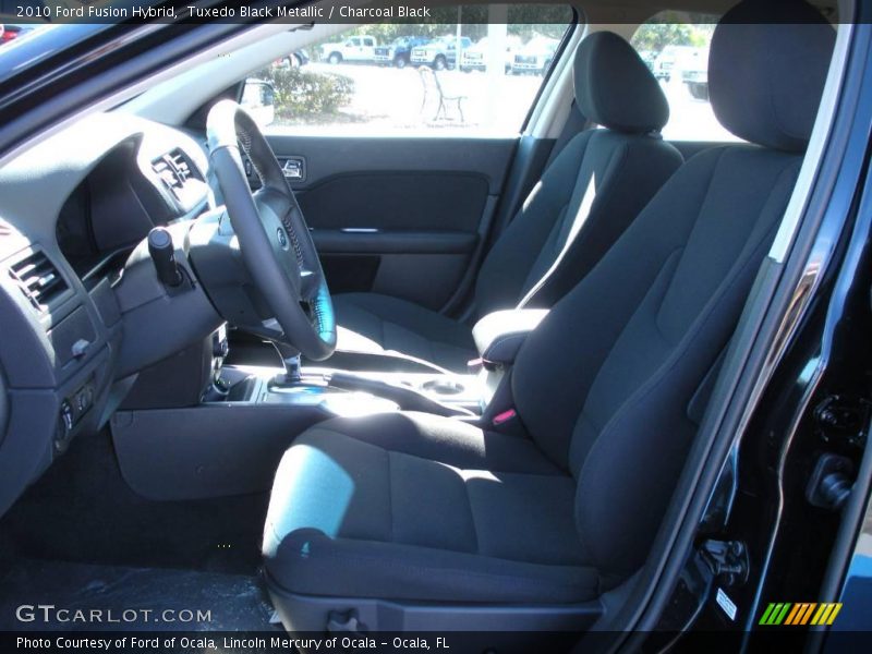 Tuxedo Black Metallic / Charcoal Black 2010 Ford Fusion Hybrid