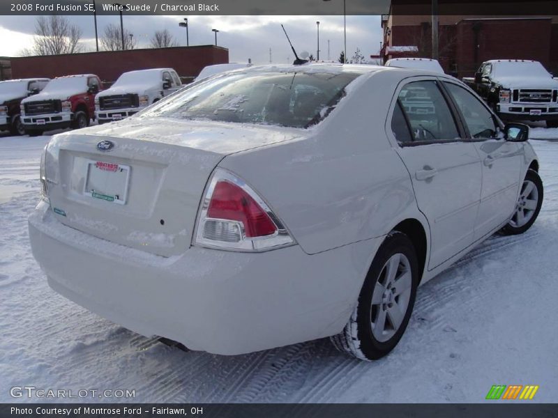 White Suede / Charcoal Black 2008 Ford Fusion SE