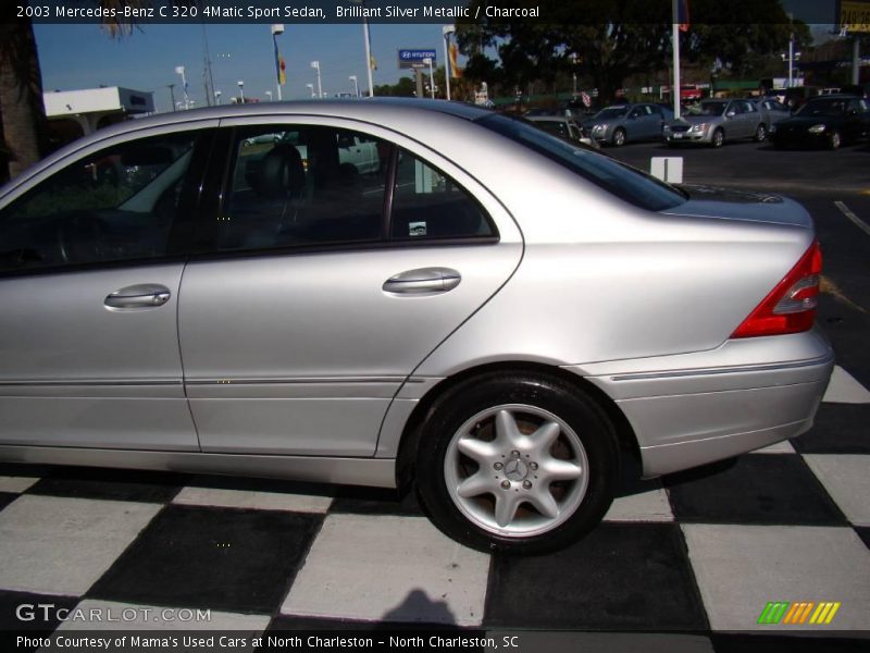 Brilliant Silver Metallic / Charcoal 2003 Mercedes-Benz C 320 4Matic Sport Sedan