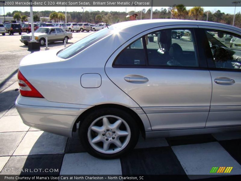 Brilliant Silver Metallic / Charcoal 2003 Mercedes-Benz C 320 4Matic Sport Sedan