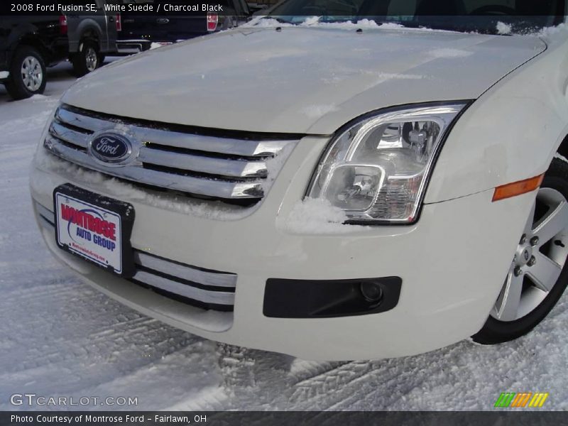 White Suede / Charcoal Black 2008 Ford Fusion SE