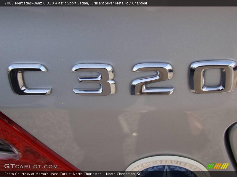 Brilliant Silver Metallic / Charcoal 2003 Mercedes-Benz C 320 4Matic Sport Sedan