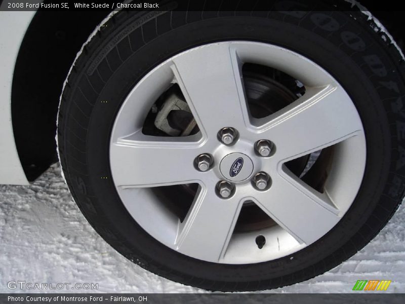 White Suede / Charcoal Black 2008 Ford Fusion SE
