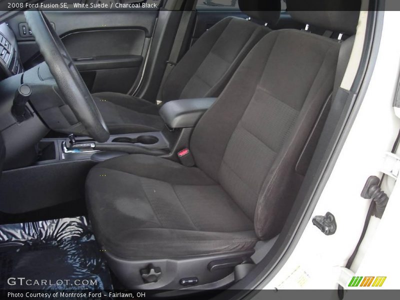 White Suede / Charcoal Black 2008 Ford Fusion SE