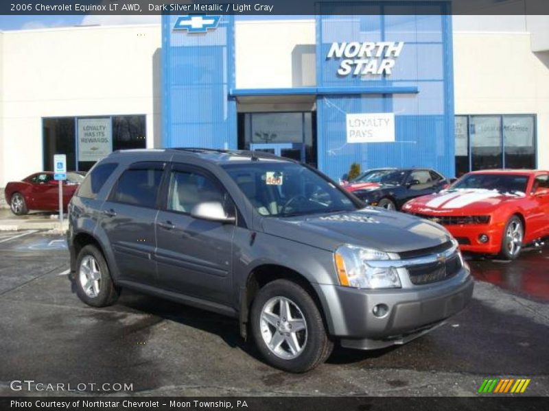 Dark Silver Metallic / Light Gray 2006 Chevrolet Equinox LT AWD