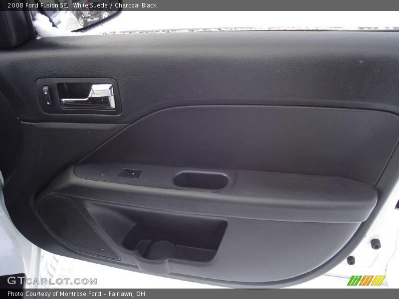 White Suede / Charcoal Black 2008 Ford Fusion SE
