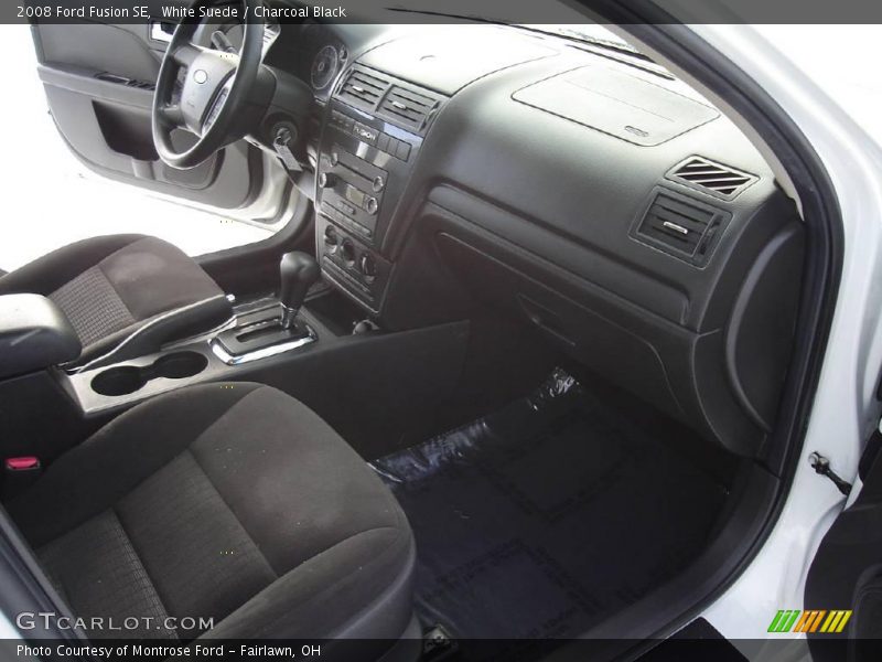 White Suede / Charcoal Black 2008 Ford Fusion SE