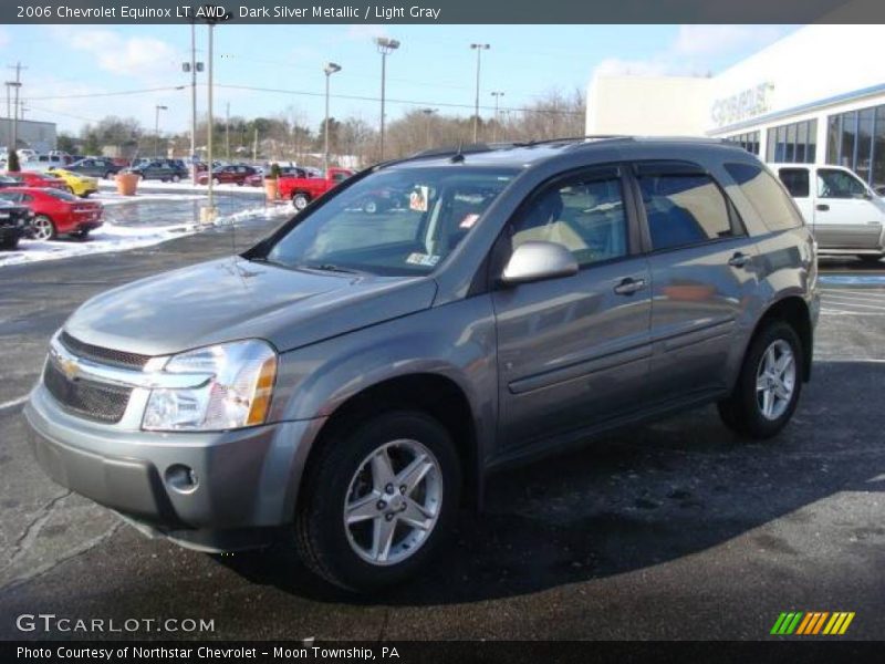 Dark Silver Metallic / Light Gray 2006 Chevrolet Equinox LT AWD