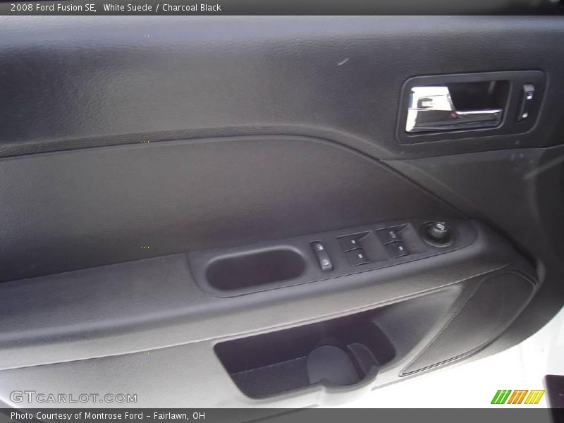 White Suede / Charcoal Black 2008 Ford Fusion SE