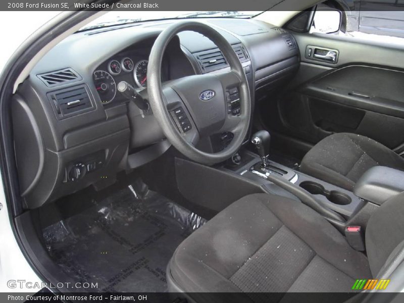 White Suede / Charcoal Black 2008 Ford Fusion SE
