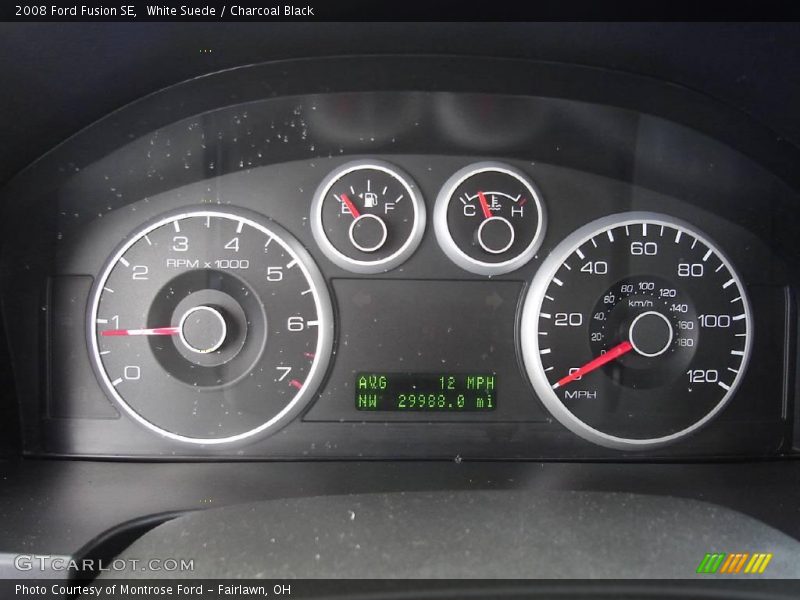 White Suede / Charcoal Black 2008 Ford Fusion SE