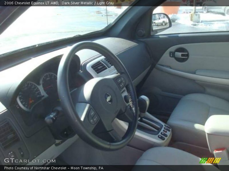 Dark Silver Metallic / Light Gray 2006 Chevrolet Equinox LT AWD