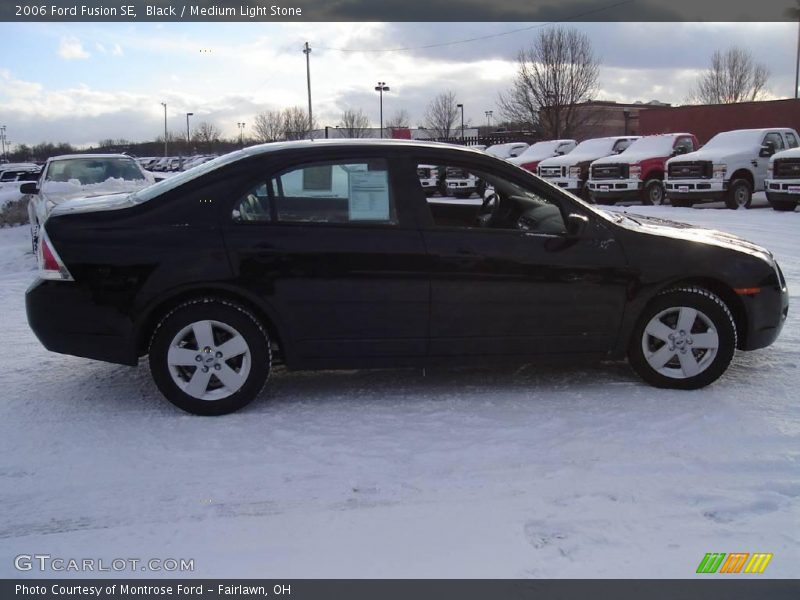 Black / Medium Light Stone 2006 Ford Fusion SE