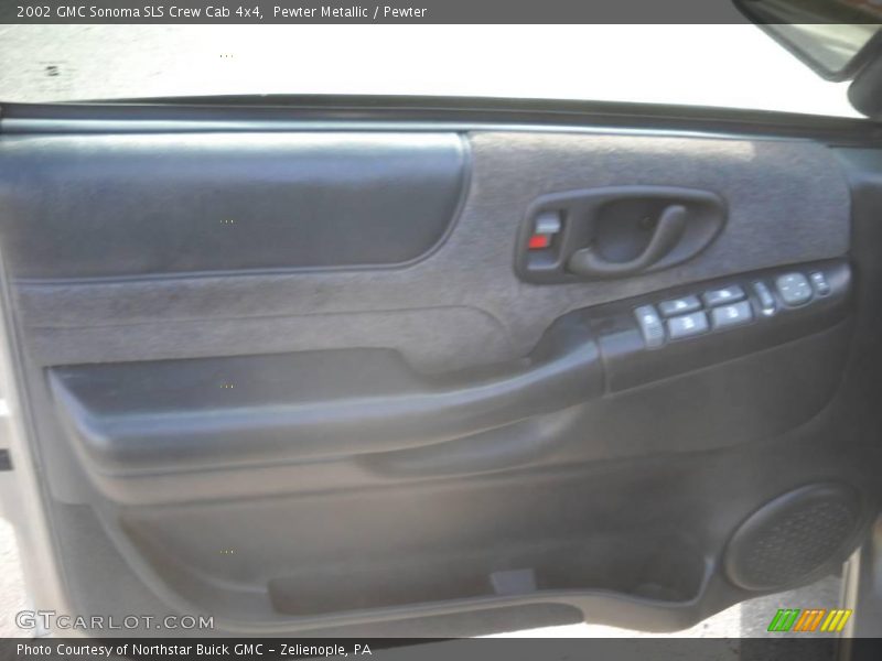 Pewter Metallic / Pewter 2002 GMC Sonoma SLS Crew Cab 4x4