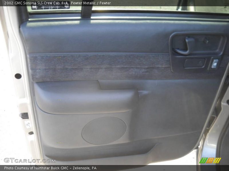 Pewter Metallic / Pewter 2002 GMC Sonoma SLS Crew Cab 4x4