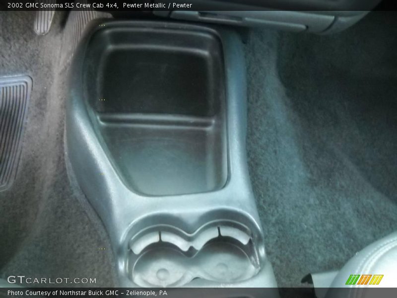 Pewter Metallic / Pewter 2002 GMC Sonoma SLS Crew Cab 4x4