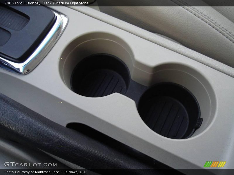 Black / Medium Light Stone 2006 Ford Fusion SE