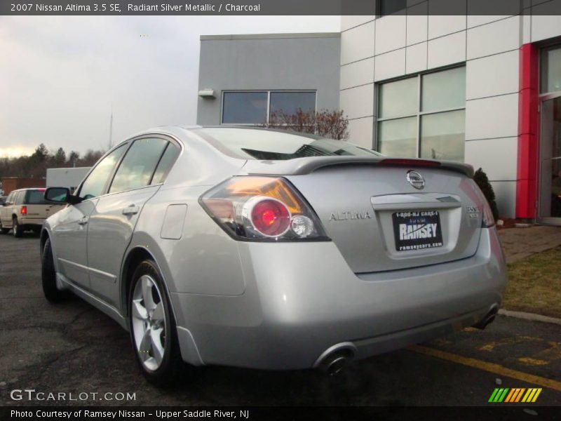 Radiant Silver Metallic / Charcoal 2007 Nissan Altima 3.5 SE