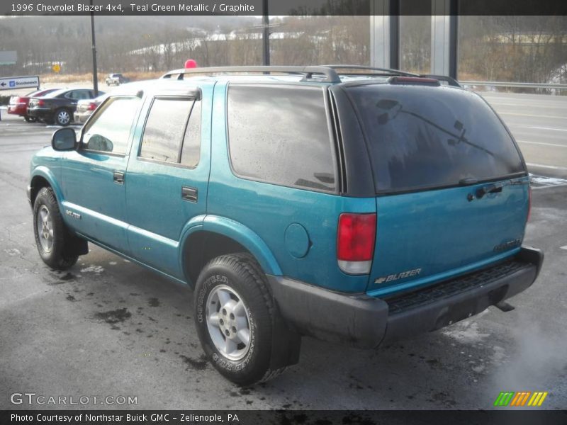 Teal Green Metallic / Graphite 1996 Chevrolet Blazer 4x4
