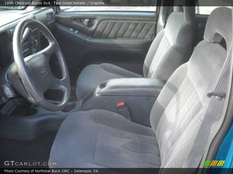 Teal Green Metallic / Graphite 1996 Chevrolet Blazer 4x4