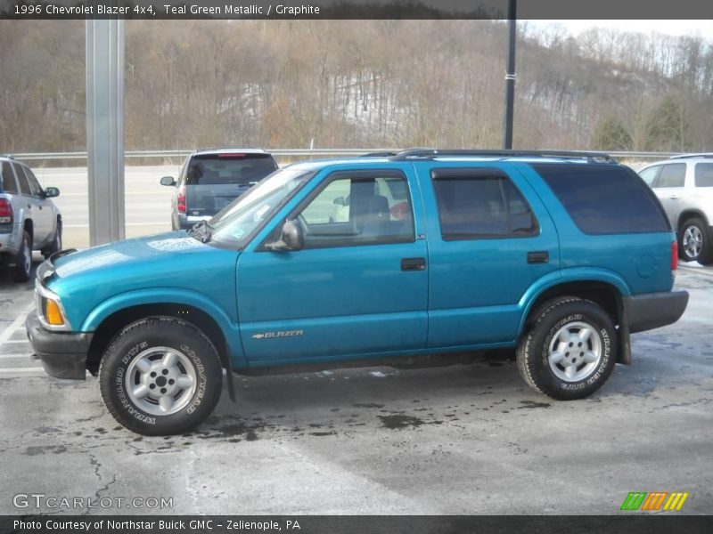 Teal Green Metallic / Graphite 1996 Chevrolet Blazer 4x4