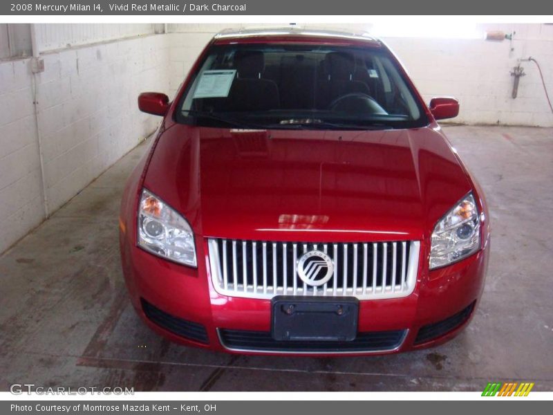 Vivid Red Metallic / Dark Charcoal 2008 Mercury Milan I4