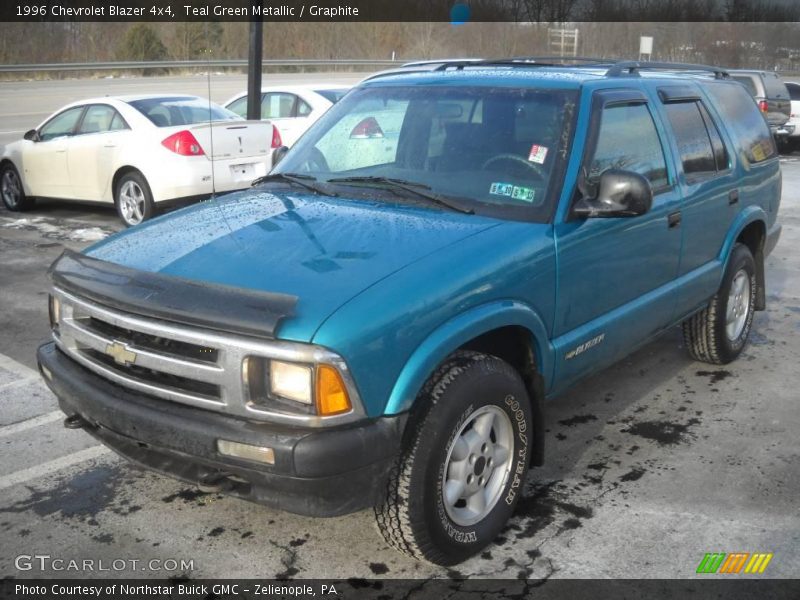 Teal Green Metallic / Graphite 1996 Chevrolet Blazer 4x4