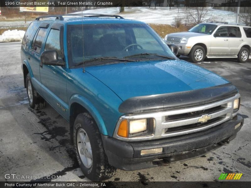 Teal Green Metallic / Graphite 1996 Chevrolet Blazer 4x4