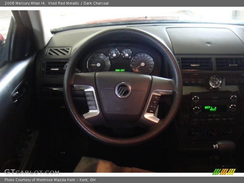 Vivid Red Metallic / Dark Charcoal 2008 Mercury Milan I4