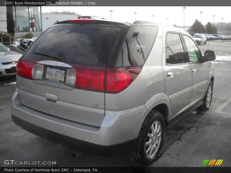 Platinum Metallic / Gray 2007 Buick Rendezvous CXL