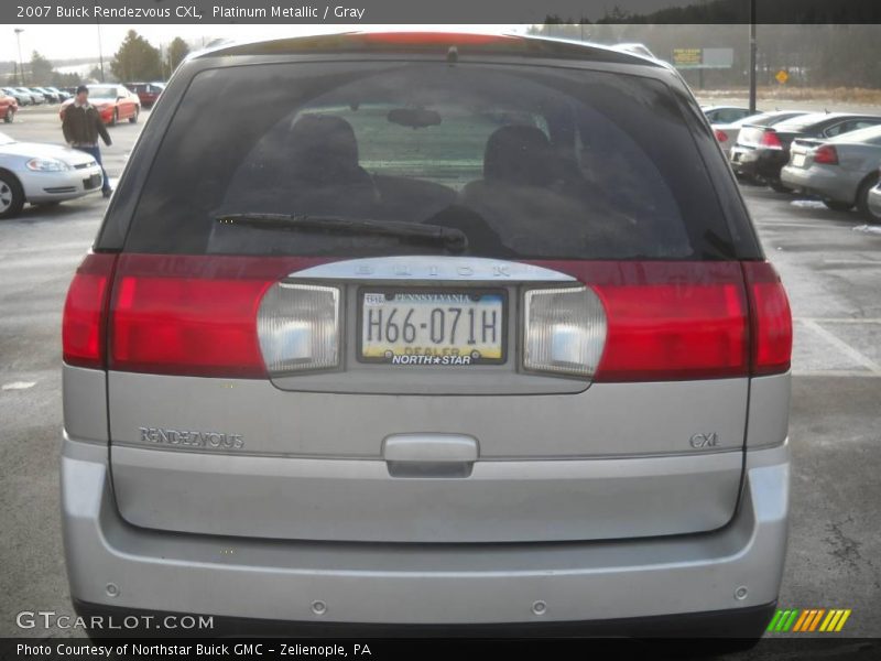 Platinum Metallic / Gray 2007 Buick Rendezvous CXL