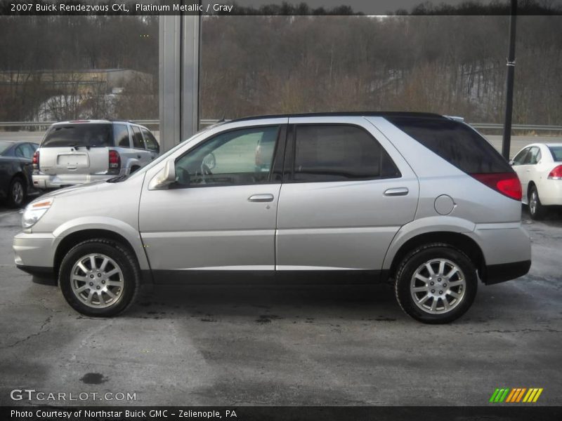 Platinum Metallic / Gray 2007 Buick Rendezvous CXL