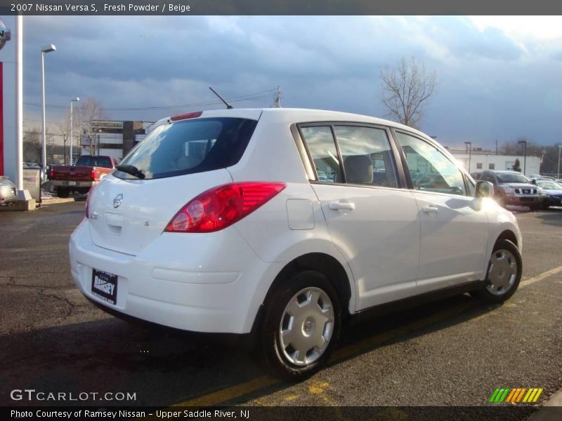 Fresh Powder / Beige 2007 Nissan Versa S