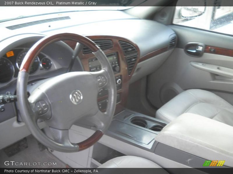 Platinum Metallic / Gray 2007 Buick Rendezvous CXL